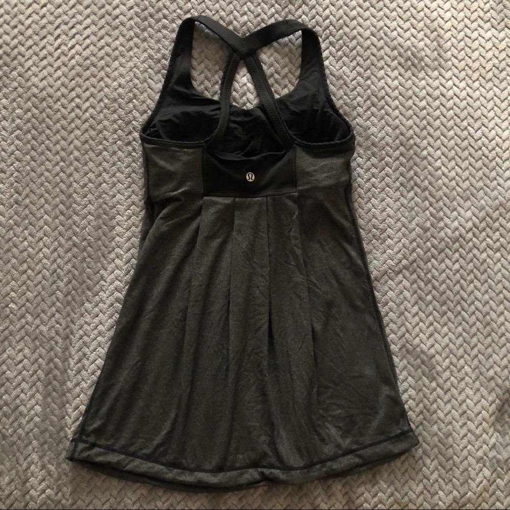 Lululemon Grey & Black Tank | Original Lululemon